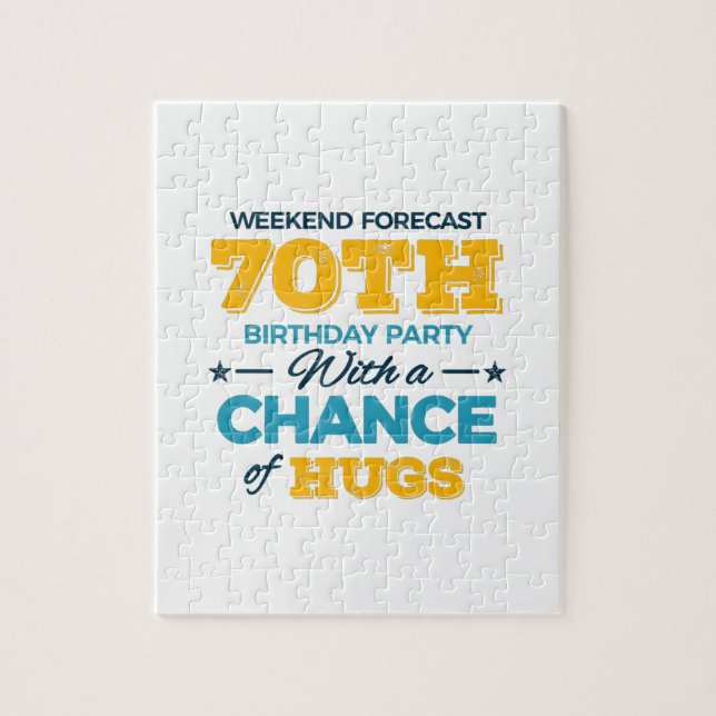 Puzzle fête le 70e anniversaire (Vertical)