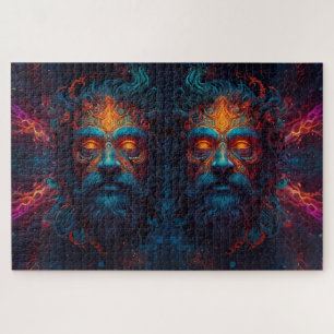 Puzzle "Feu des Dieux" avec divers ensembles de divinités