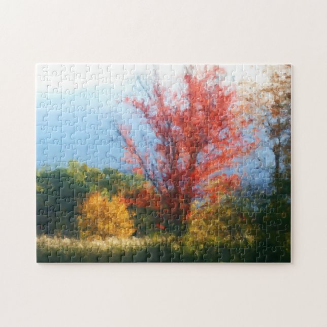 Puzzle Feuillage d'automne Nature Peinture photo (Horizontal)