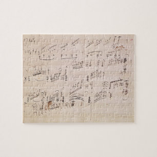 Puzzle Feuille de score de 'clair de lune Sonata
