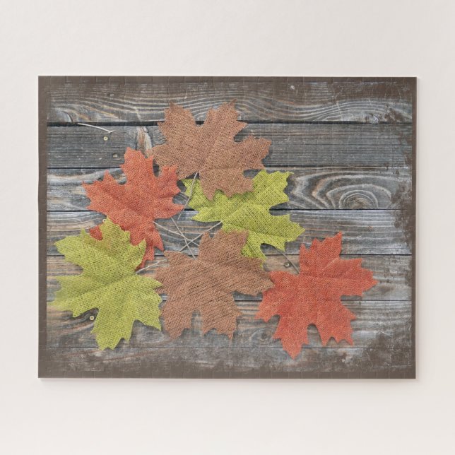 Puzzle Feuille éparpillé (Horizontal)