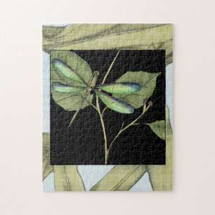 Puzzle Feuilles à l'instigation de la libellule par Jenni