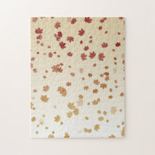 Puzzle Feuilles de l'érable de Thanksgiving