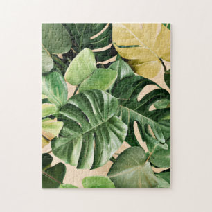 Puzzle Feuilles florales/hawaïennes/tropicales