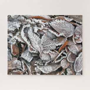 PUZZLE FEUILLES HIVER
