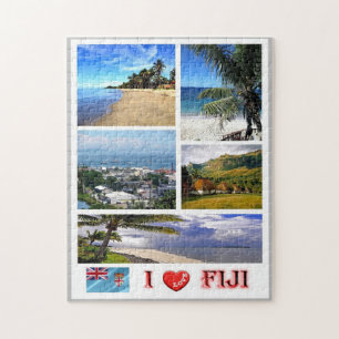 Puzzle Fidji - I Love -