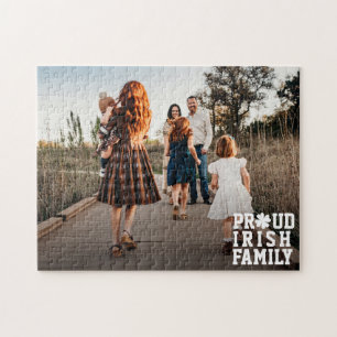 Puzzle Fière famille irlandaise Shamrock Trèfle Chanceux 