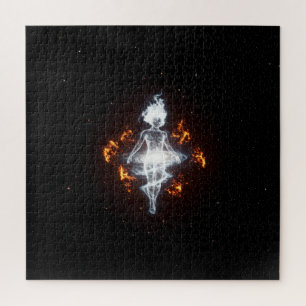 Puzzle Fiery Femme Spirit dans l'espace