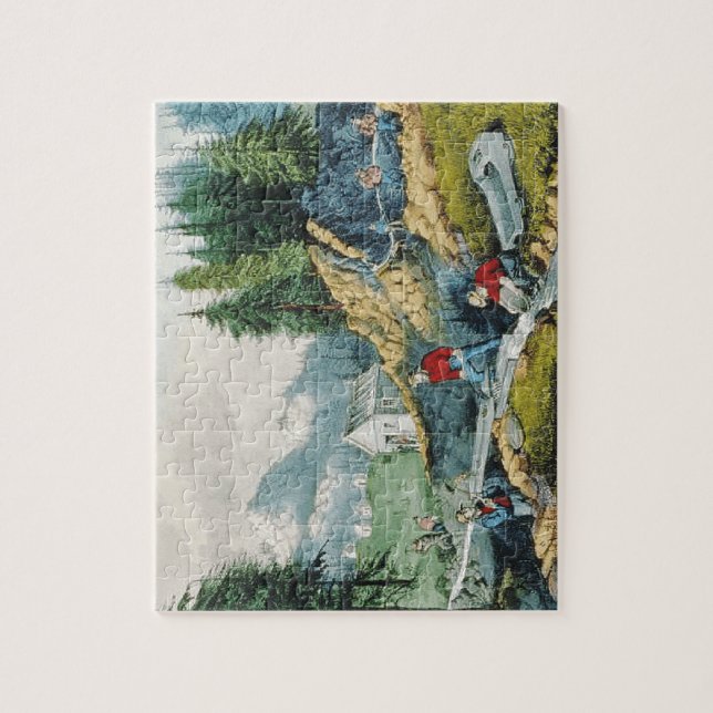 Puzzle Fièvre de l'or d'ABH la Californie (Vertical)