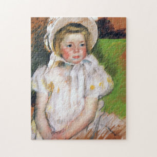 Puzzle Fille dans une Bonnet Blanche, Mary Cassatt