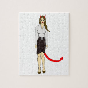 Puzzle fille diabolique