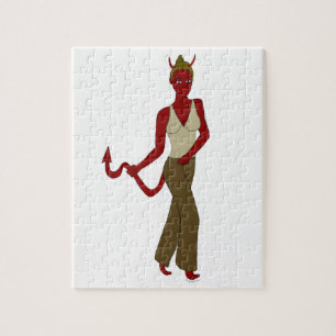 Puzzle fille diabolique