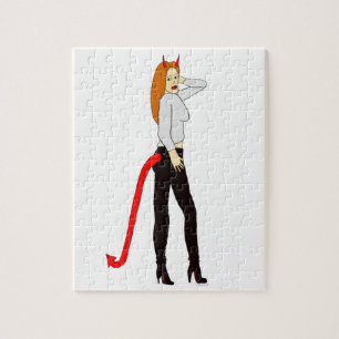 Puzzle fille diabolique