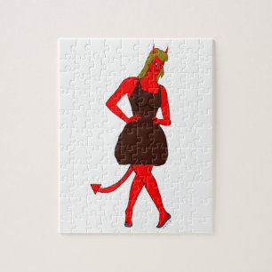 Puzzle fille diabolique
