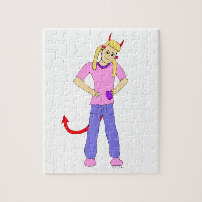 Puzzle fille du diable (Vertical)