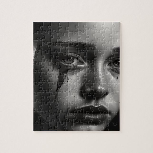 Puzzle Fille en larmes (Vertical)