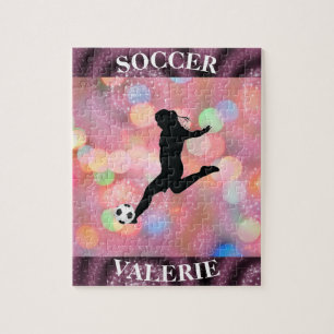 Puzzle Filles de soccer Plum Sparkle Color Blast