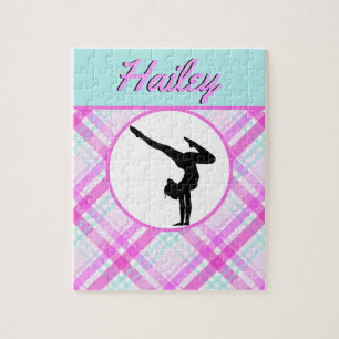 Puzzle Filles Gymnastique Pastel Pinks et Teals