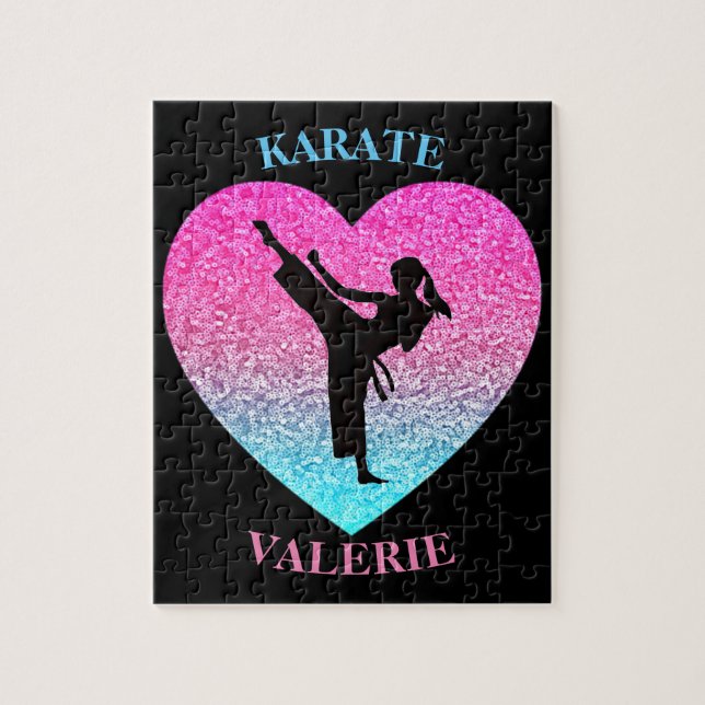 Puzzle Filles Karate Kick (Vertical)