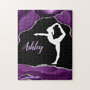 Puzzle Filles Purple Parties scintillant Gymnastique Dans