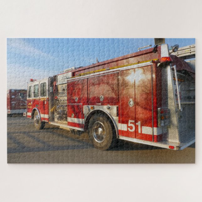 Puzzle Fire camion (Horizontal)