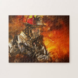 Puzzle Fireman Firefighter Hero Fire Rescue