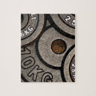 Puzzle Fitness Black Gym Weights