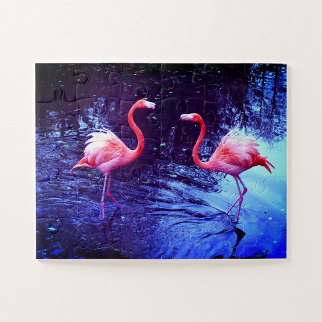 Puzzle Flamants roses (Horizontal)