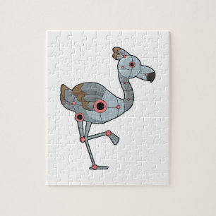 Puzzle Flamingo as Robot