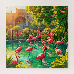 Puzzle Flamingo Paradise