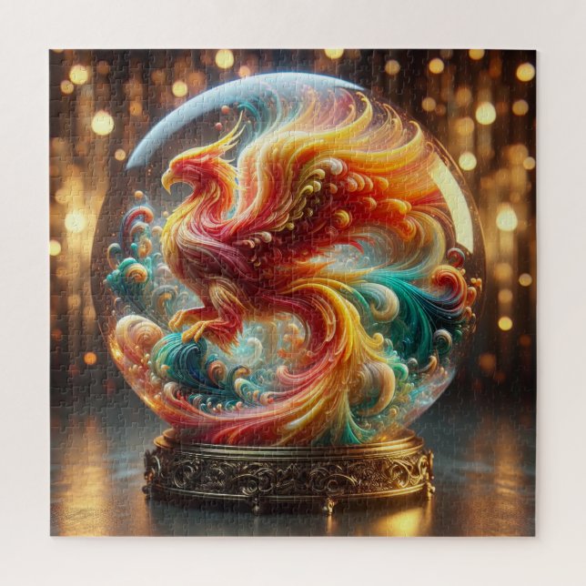 Puzzle Flamme Éternelle : La Sphère Phoenix (Vertical)