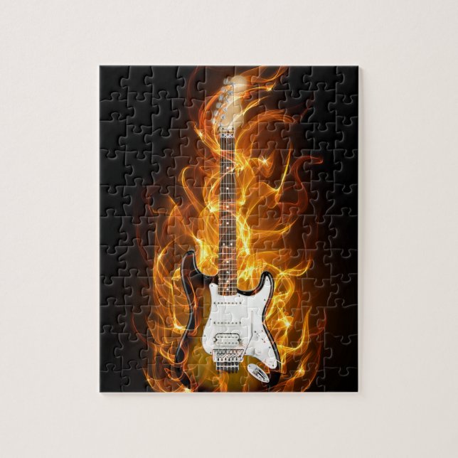Puzzle Flammes de Guitair (Vertical)