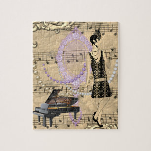 Puzzle Flapper Lady Music & Glamor