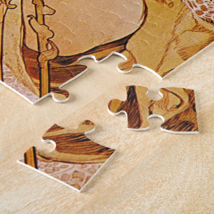 Puzzle Fleur Alphonse Mucha