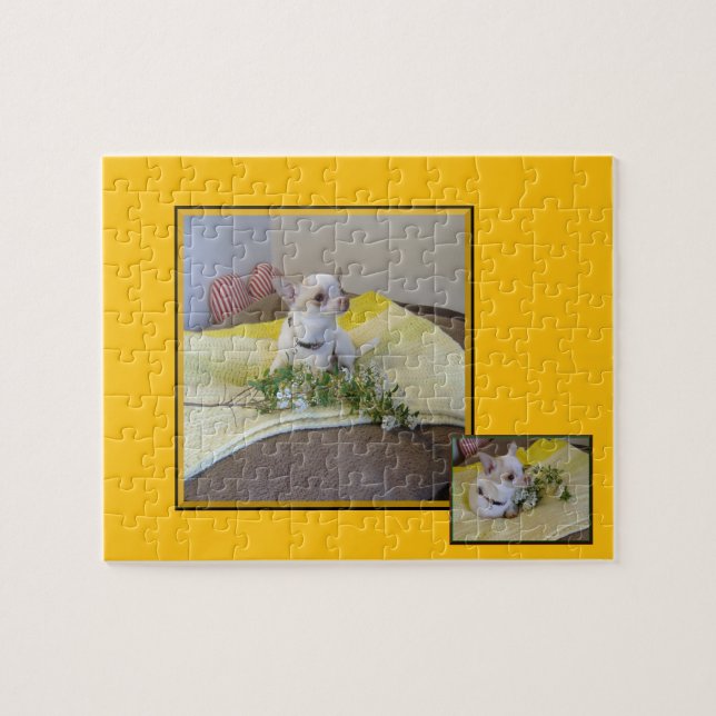 Puzzle Fleur Chihuahua Jigsaw (Horizontal)