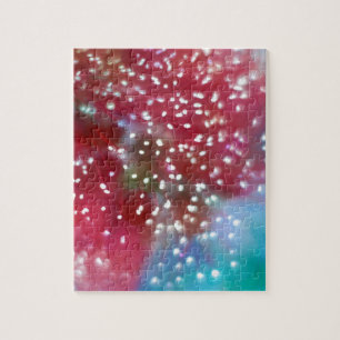 Puzzle Fleur de brosse Abstraite