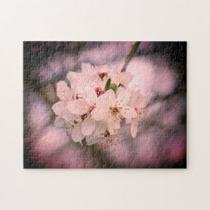 Puzzle Fleur de cerise Japon rose floral assez unique Jig