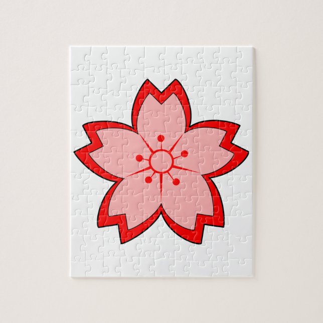 Puzzle Fleur de cerisier japonaise (Vertical)