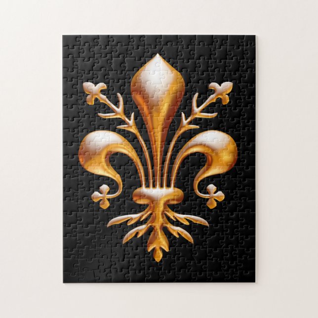 Puzzle Fleur de Lis (de Lys) (Vertical)