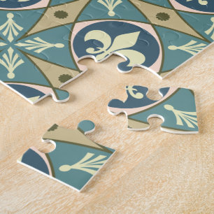 Puzzle Fleur de Lis Motif