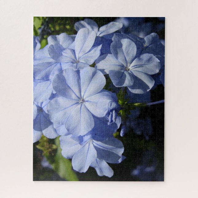Puzzle Fleur Hawaiian Blue Plumbago (Vertical)