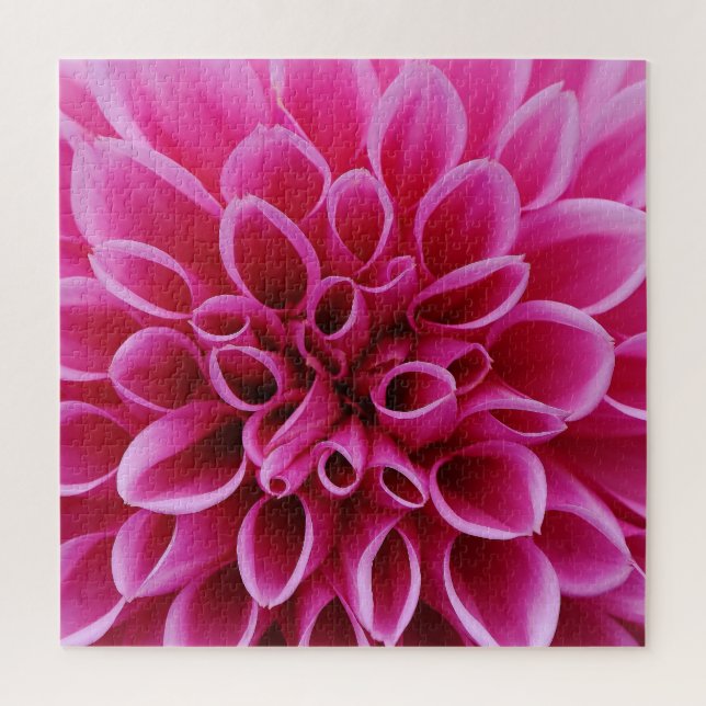 Puzzle Fleur Rose (Vertical)