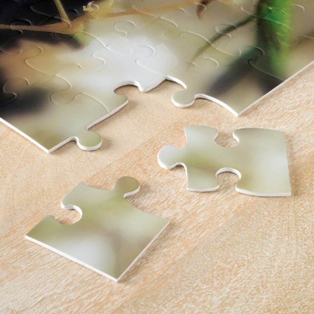 Puzzle Fleur Rose d'or Amour créatif (Côté)