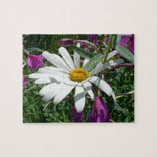 Puzzle Fleur sauvage Daisy et Fireweed