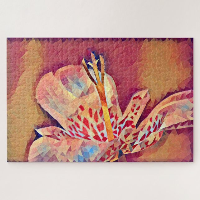 Puzzle Fleur Tigre (Horizontal)