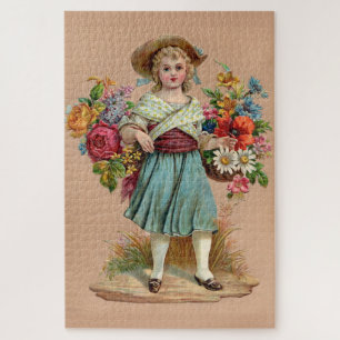 Puzzle Fleur victorienne