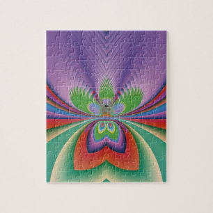 Puzzle Fleur violette