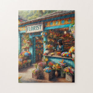 Puzzle fleuriste extérieur jamaïque