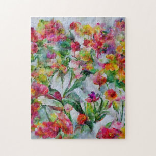 Puzzle Fleurs Abstraites