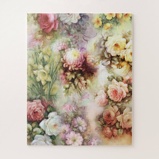 Puzzle Fleurs Anciennes (Vertical)